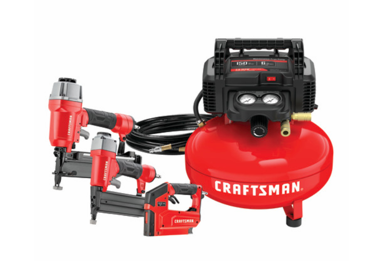 CRAFTSMAN 3 TOOLS & COMPRESSOR COMBO KIT