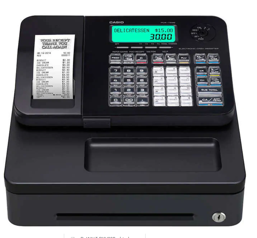 Casio PCR-T295L Cash Register